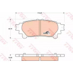 Гальмівна колодка(вир-во TRW) 