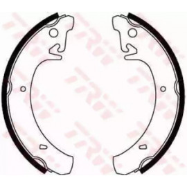 Колодка гальм. барабан. ВАЗ 2110,2111,2112,2105, 2108, 2109, Москвич, ЗАЗ (вир-во TRW)