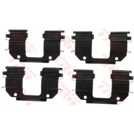 Колодок гальм. компл. монтажний DAEWOO Lanos, Matiz передн. (вир-во TRW)