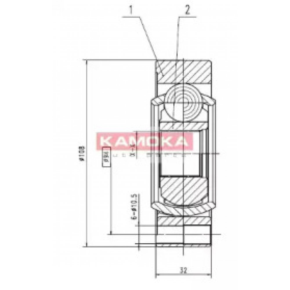 Колодка торм. барабан. KIA SORENTO 2.5CRDI 06-,3.3 V6 07- задн. (пр-во ABS)