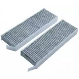 Фільтр салону CITROEN BERLINGO II, PEUGEOT PARTNER II 08- вугільний (2шт.) (вир-во DENCKERMANN)