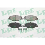 Колодка торм. диск. SKODA FABIA 1.2-1.6 2007-2014, VW POLO 1.6 2010- передн. (пр-во LPR) 