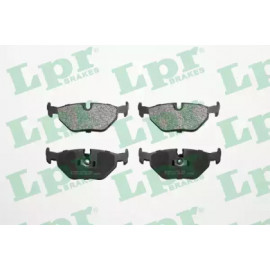 Колодка торм. диск. BMW 3 (E30,E36), 5 (E28,E34) задн. (пр-во LPR)  Колодка торм. диск. BMW 3 (E30,E36), 5 (E28,E34) задн. (пр-во LPR)