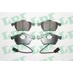 Колодка торм. диск. AUDI 100 (44, 44Q, C3, 4A, C4) передн. (пр-во LPR) 