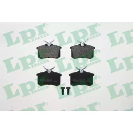 Колодка торм. диск. AUDI,CITROEN,FORD,PEUGEOT,RENAULT,SEAT,SKODA,VW задн. (пр-во LPR)  Колодка торм. диск. AUDI,CITROEN,FORD,PEUGEOT,RENAULT,SEAT,SKODA,VW задн. (пр-во LPR)