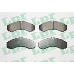 Колодка торм. диск. IVECO DAILY передн. (пр-во LPR) 