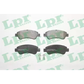 Колодка торм. диск. PEUGEOT 207 06- передн. (пр-во LPR)  Колодка торм. диск. PEUGEOT 207 06- передн. (пр-во LPR)