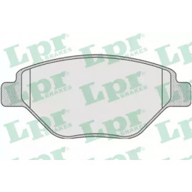 Колодка торм. диск. RENAULT MEGANE II (BM0/1, CM0/1) передн. (пр-во LPR)