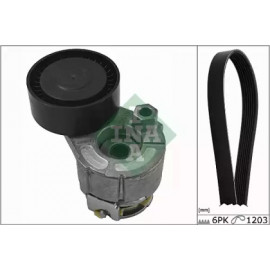 Поликлиновой ремінний комплект DACIA LOGAN 1.6 16V 08/04 - (Вир-во INA)