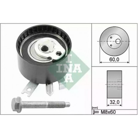 Натяжной ролик, ременя ГРМ RENAULT (пр-во Ina)
