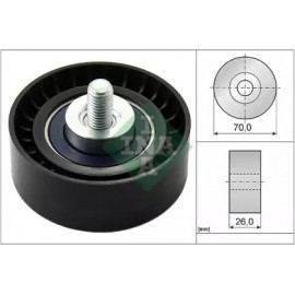 Ролик провідний CITROEN, PEUGEOT (вир-во Ina)