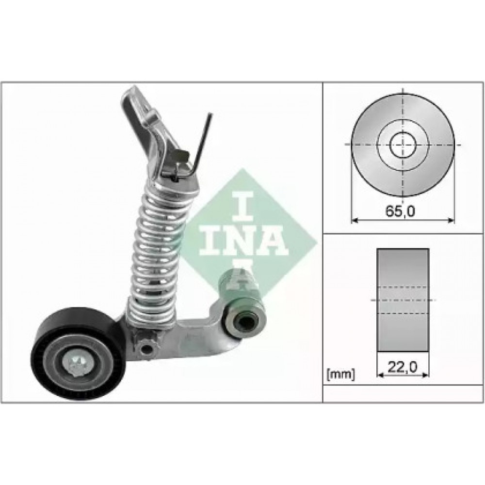 Натяжная планка поликлинового ремня MERCEDES-BENZ 651 200 05 70 (Пр-во INA)