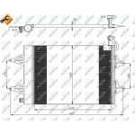 Конденсер кондіционера (вир-во Nissens) 