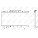 Радіатор охолодження двигуна (вир-во Nissens) 