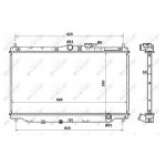 Радіатор охолодження двигуна (вир-во Nissens) 