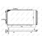 Радіатор охолодження двигуна (вир-во Nissens) 