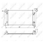 Радіатор охолодження двигуна (вир-во Nissens) 