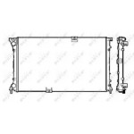 Радіатор охолодження двигуна (вир-во Nissens) 