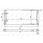 Радіатор охолодження двигуна (вир-во Nissens) 