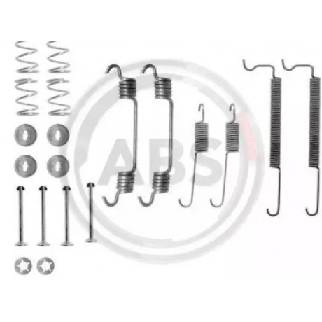 Монтажный к-кт торм. колодок OPEL ASTRA, CORSA, VECTRA A (пр-во ABS)