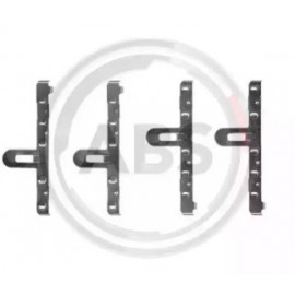 Комплектуючі, колодки дискового гальма (вир-во ABS)