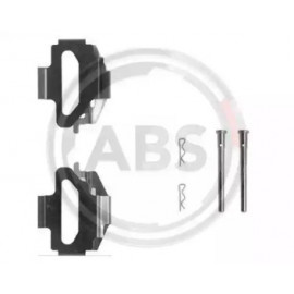 Комплектуючі, колодки дискового гальма (вир-во ABS)