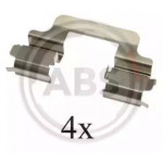 Монтажный к-кт торм. колодок AUDI A4, A5, A6, A7, Q5; VW MULTIVAN, PHAETON (пр-во ABS)  Монтажный к-кт торм. колодок AUDI A4, A5, A6, A7, Q5; VW MULTIVAN, PHAETON (пр-во ABS)