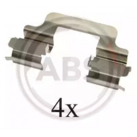 Монтажный к-кт торм. колодок AUDI A4, A5, A6, A7, Q5; VW MULTIVAN, PHAETON (пр-во ABS)