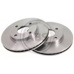 Диск тормозной FORD/MAZDA FIESTA/FOCUS/2 передн. вент. (пр-во ABS) 