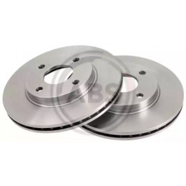 Диск гальмівний FORD/MAZDA Fiesta/Focus/2 передн. вент. (вир-во ABS)  Диск гальмівний FORD/MAZDA Fiesta/Focus/2 передн. вент. (вир-во ABS)