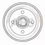 Барабан гальм. AUDI / SEAT / VW задн. (вир-во ABS) 