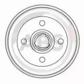 Барабан гальм. AUDI / SEAT / VW задн. (вир-во ABS)