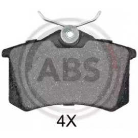 Колодка торм. диск. AUDI/FORD/SEAT/VW задн. (пр-во ABS)  Колодка торм. диск. AUDI/FORD/SEAT/VW задн. (пр-во ABS)