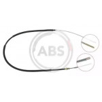 Трос ручного гальма VW CADDY (вир-во ABS)  Трос ручного гальма VW CADDY (вир-во ABS)