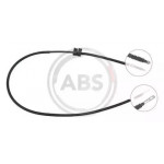 Трос ручного гальма AUDI 100 (вир-во ABS) 