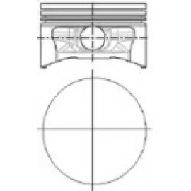 Поршень двигателя RENAULT/DACIA 80,00 K7J 1,4 8V 03- (пр-во NURAL)
