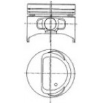 Поршень FIAT 1,4 350 A 1.000 05- (вир-во Nural) 