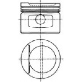 Поршень VW 83.0 2.0 AGG/ADY/2E 92- (вир-во NURAL)