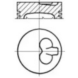 Поршень FIAT 82,60 1,9D Doblo (вир-во Nural)