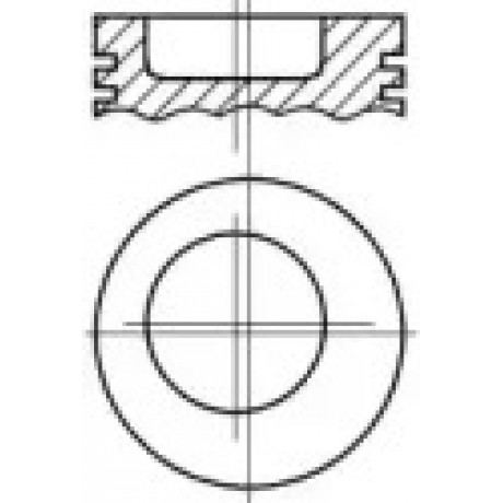 Поршень MB 98.00 OM314 (пр-во Nural)