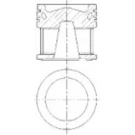 Поршень MB 130.0 OM501/OM502LA EURO 2 (КАМЕРА СГОРАНИЯ 18.100X89.000) (пр-во Nural)