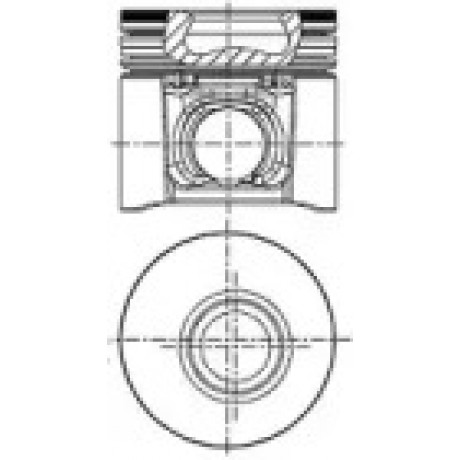 Поршень FIAT 95,00 2.8TD Euro 2 98- трапециевидный шатун (пр-во Nural)