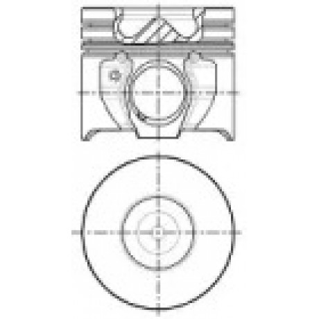 Поршень двигателя FORD 86,50 2,0TDi Duratorg 00- (пр-во NURAL)