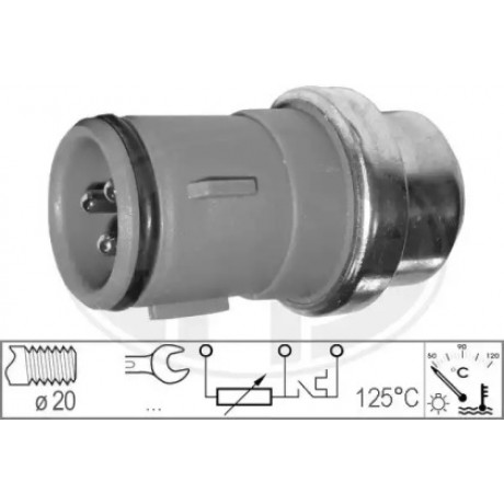 Датчик, температура охлаждающей жидкости (пр-во ERA)