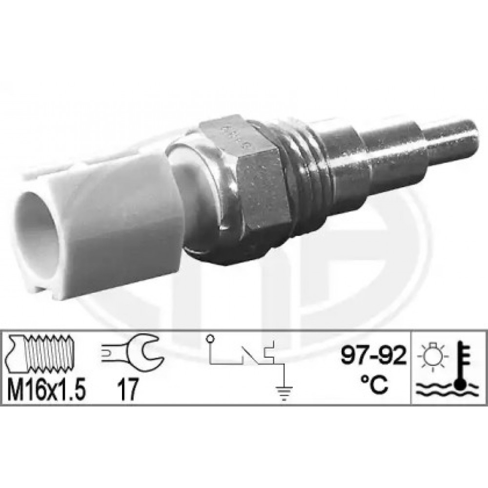 Термовыключатель, вентилятор радиатора (пр-во ERA)