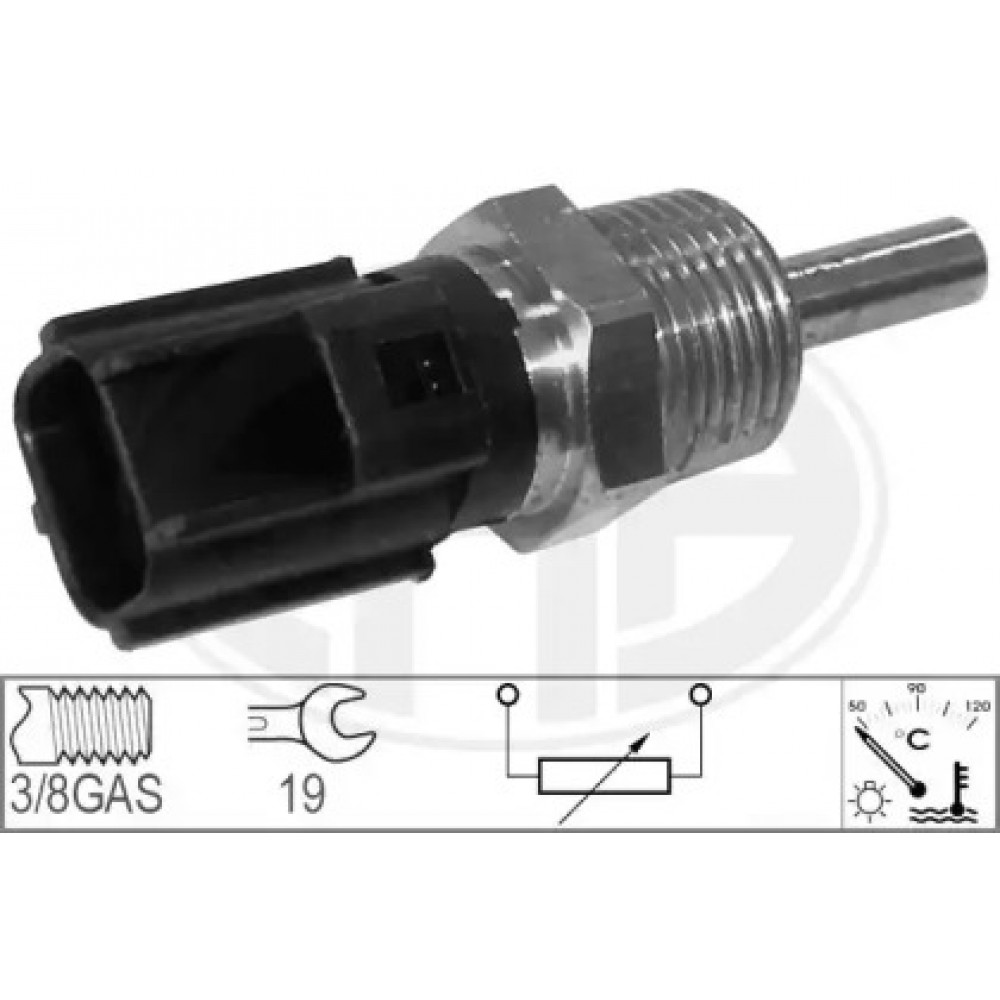 Датчик, температура охлаждающей жидкости (пр-во ERA)