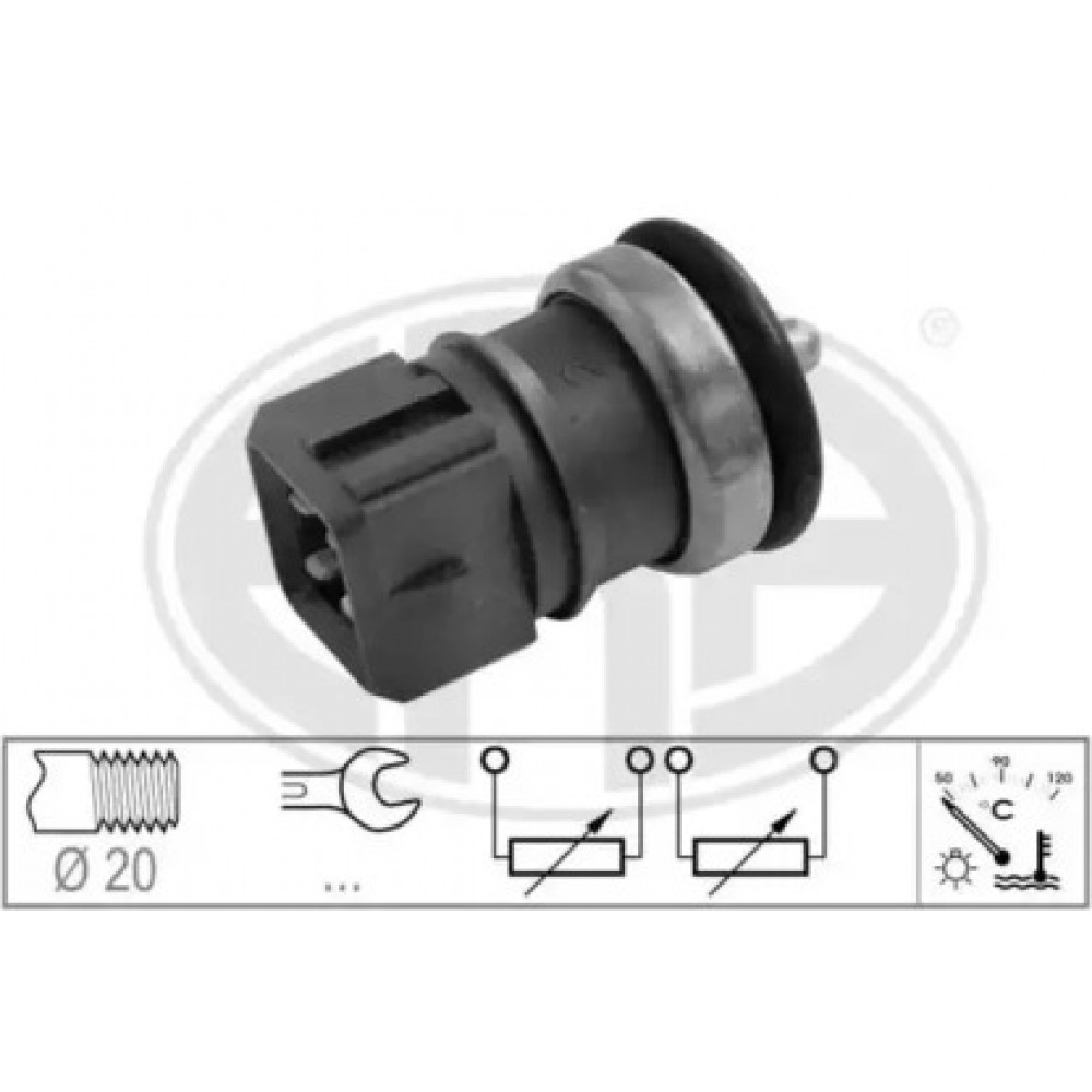 Датчик, температура охолоджуючої рідини (вир-во ERA)