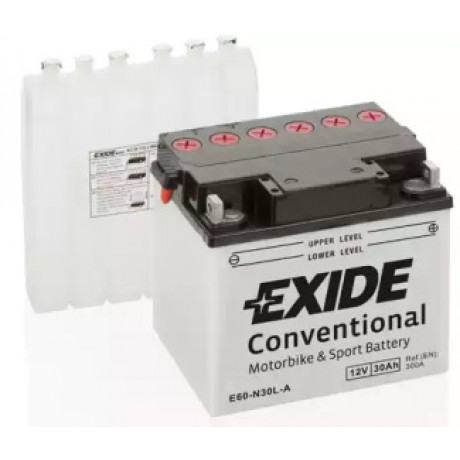 Акумулятор   30Ah-12v Exide (E60-N30L-A) (185х128х168) R, EN300