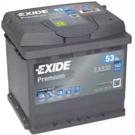 Акумулятор   53Ah-12v Exide PREMIUM(207х175х190),R,EN540