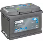 Акумулятор   61Ah-12v Exide PREMIUM(242х175х175),R,EN600 